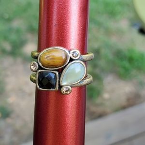 Antique gold Tiger's Eye